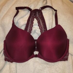 Victorias Secret Bombshell PushUp Lace Racerback Bra 32DD